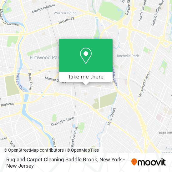 Rug and Carpet Cleaning Saddle Brook map