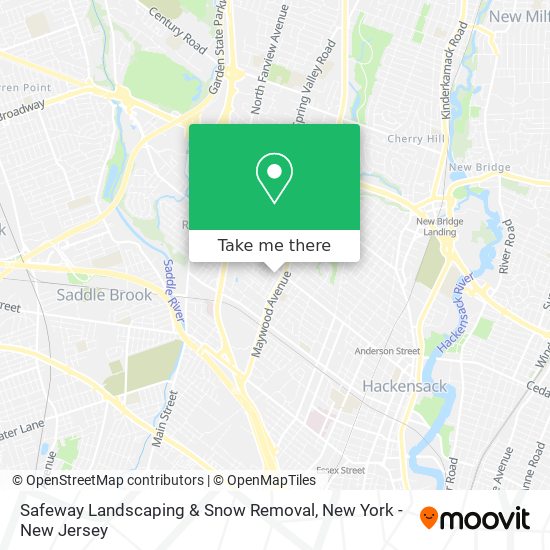 Mapa de Safeway Landscaping & Snow Removal