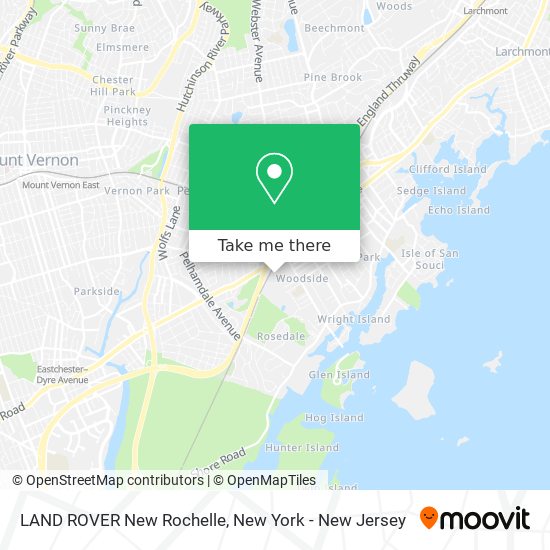 Mapa de LAND ROVER New Rochelle