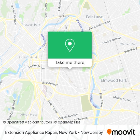 Mapa de Extension Appliance Repair