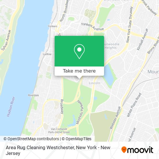 Mapa de Area Rug Cleaning Westchester