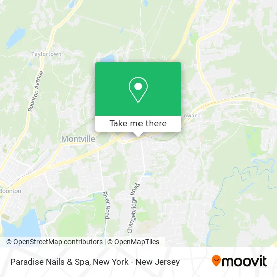 Paradise Nails & Spa map