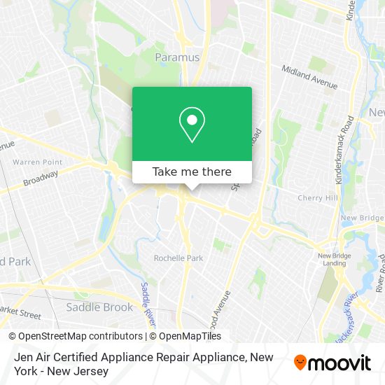 Jen Air Certified Appliance Repair Appliance map