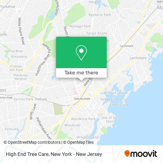 High End Tree Care map