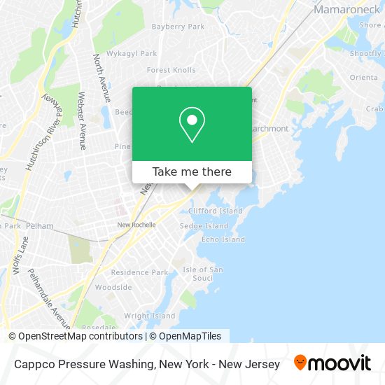 Cappco Pressure Washing map