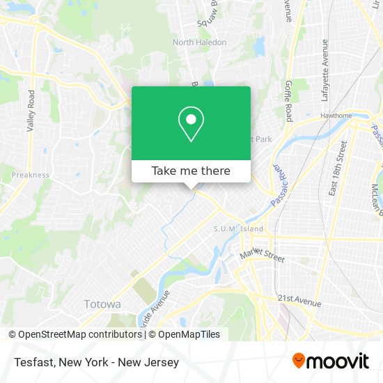 Tesfast map