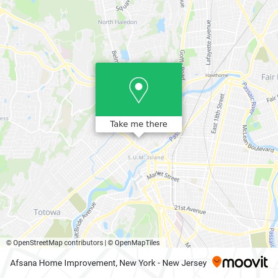 Afsana Home Improvement map