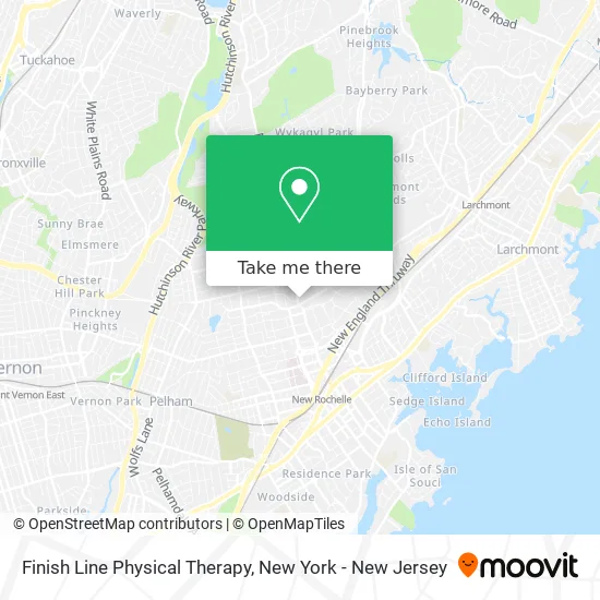 Finish Line Physical Therapy map