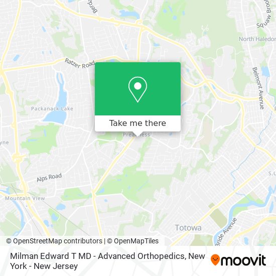 Mapa de Milman Edward T MD - Advanced Orthopedics