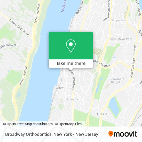 Mapa de Broadway Orthodontics