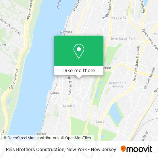 Reis Brothers Construction map