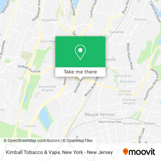 Kimball Tobacco & Vape map