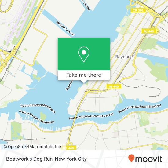 Boatwork's Dog Run map