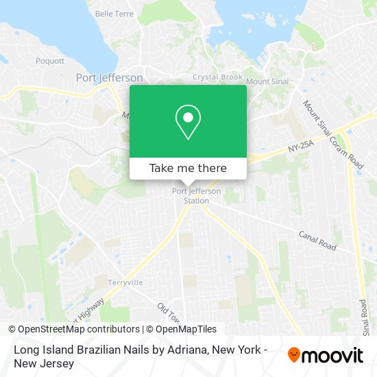 Mapa de Long Island Brazilian Nails by Adriana
