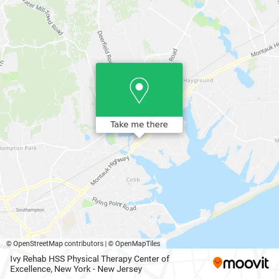Ivy Rehab HSS Physical Therapy Center of Excellence map
