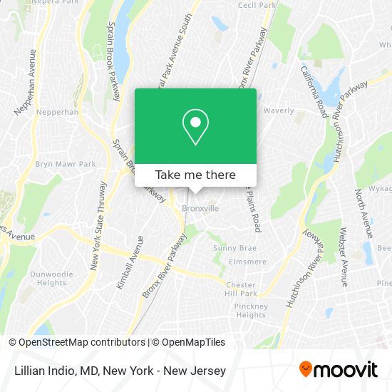 Mapa de Lillian Indio, MD