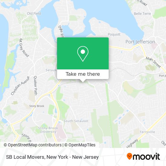 Mapa de SB Local Movers