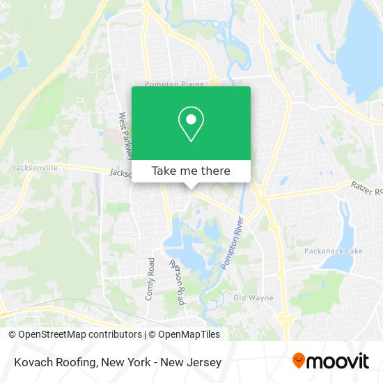 Mapa de Kovach Roofing