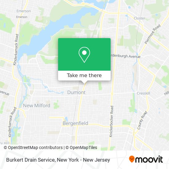 Burkert Drain Service map