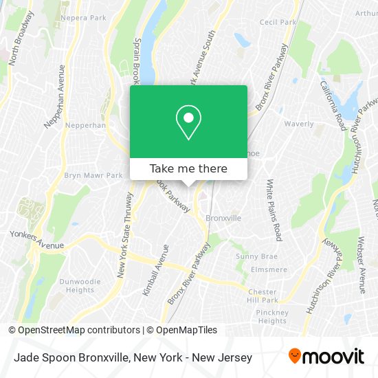 Mapa de Jade Spoon Bronxville