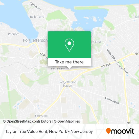 Taylor True Value Rent map