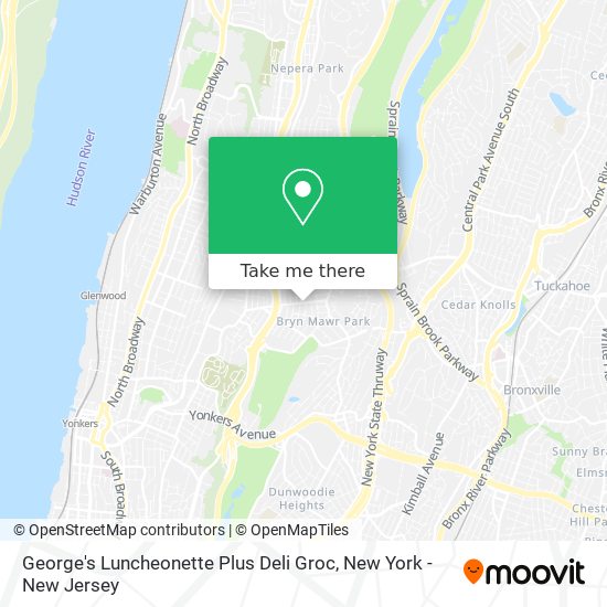 Mapa de George's Luncheonette Plus Deli Groc