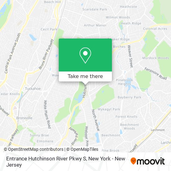 Mapa de Entrance Hutchinson River Pkwy S