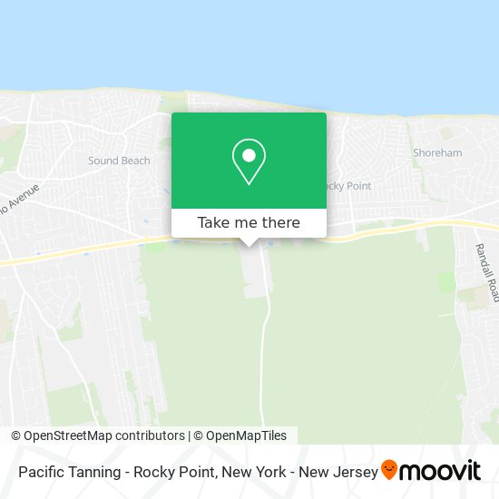 Mapa de Pacific Tanning - Rocky Point