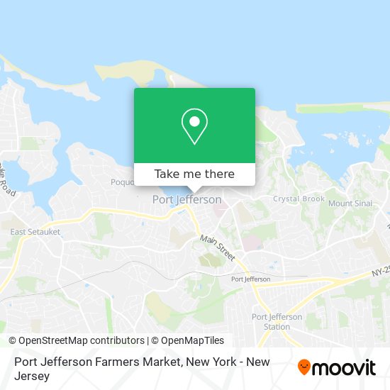 Mapa de Port Jefferson Farmers Market