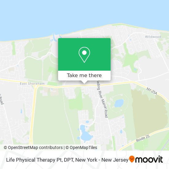 Mapa de Life Physical Therapy Pt, DPT