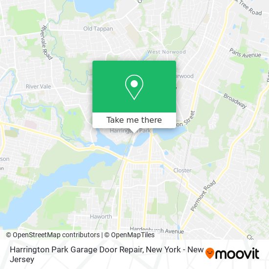 Harrington Park Garage Door Repair map