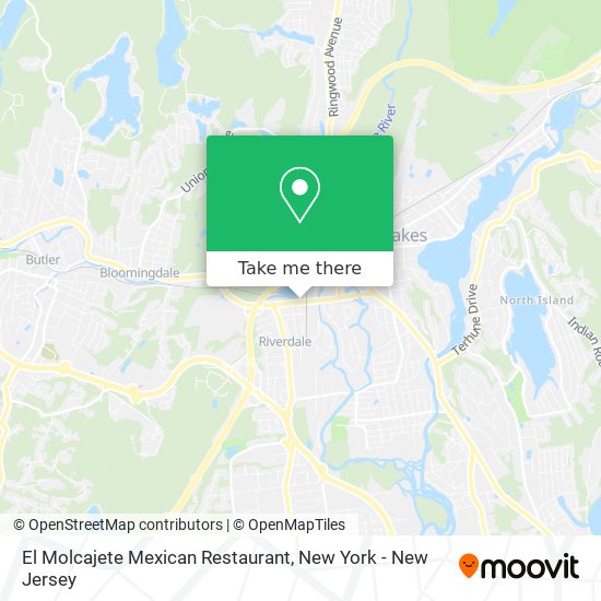 Mapa de El Molcajete Mexican Restaurant