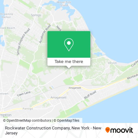 Rockwater Construction Company map