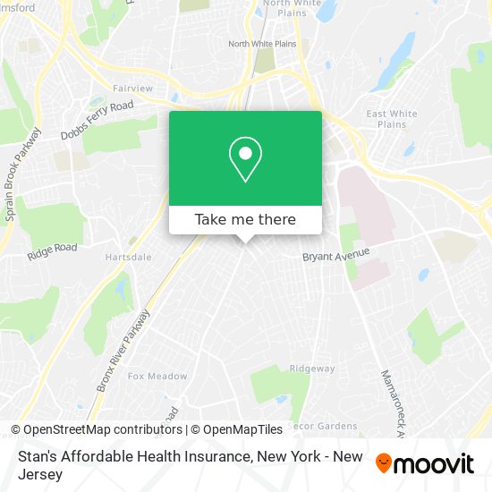 Stan's Affordable Health Insurance map