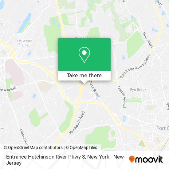 Entrance Hutchinson River Pkwy S map