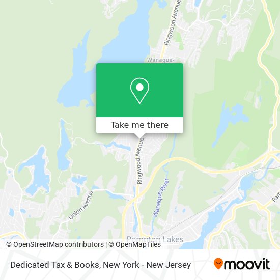 Dedicated Tax & Books map