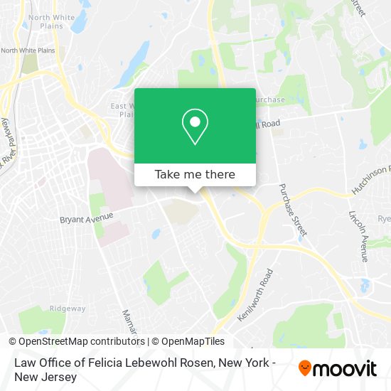 Mapa de Law Office of Felicia Lebewohl Rosen