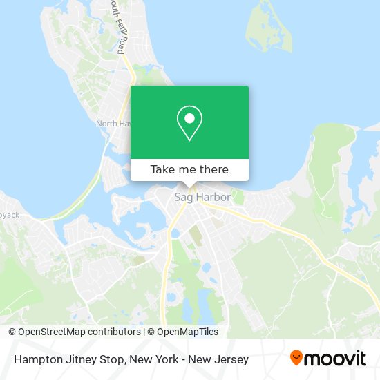 Mapa de Hampton Jitney Stop