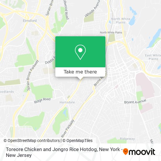 Toreore Chicken and Jongro Rice Hotdog map