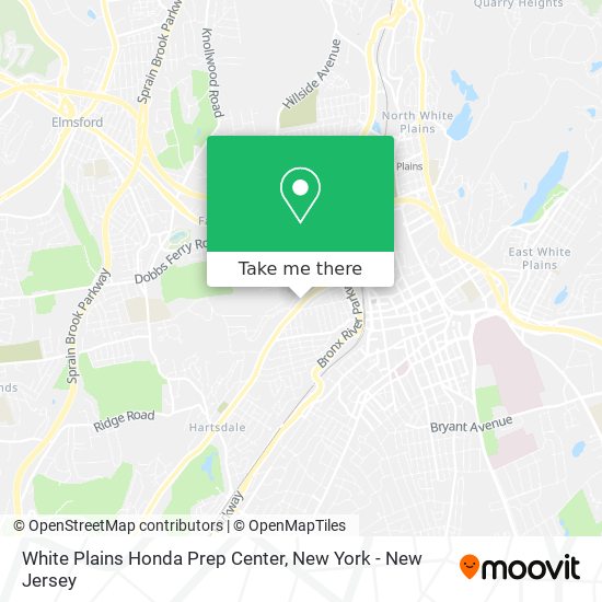 Mapa de White Plains Honda Prep Center