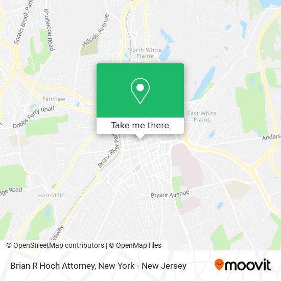 Brian R Hoch Attorney map