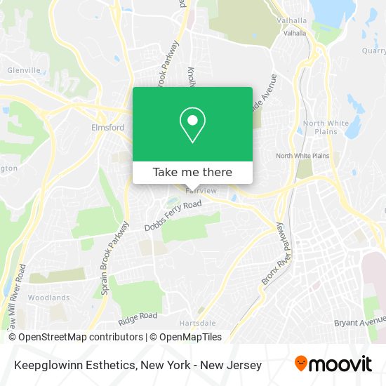 Keepglowinn Esthetics map