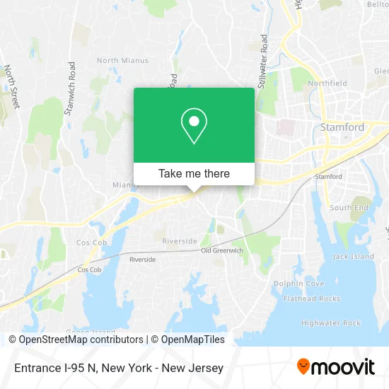 Entrance I-95 N map