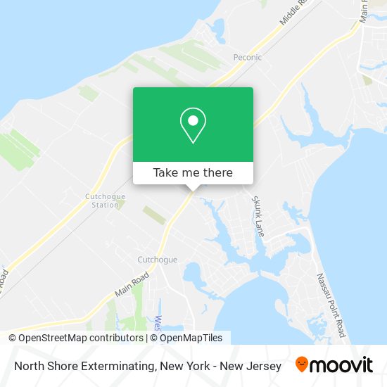 North Shore Exterminating map