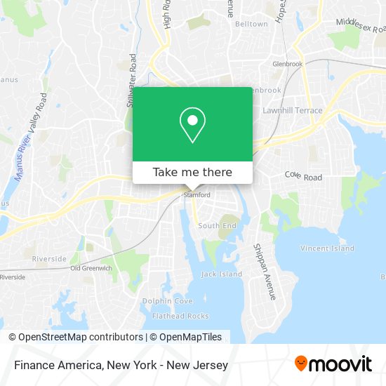 Finance America map