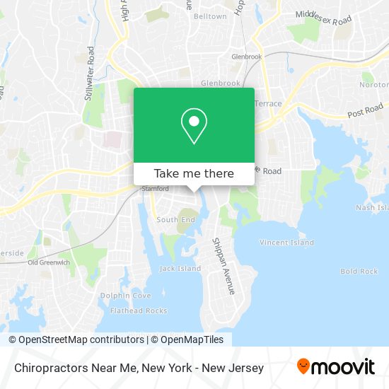 Chiropractors Near Me map