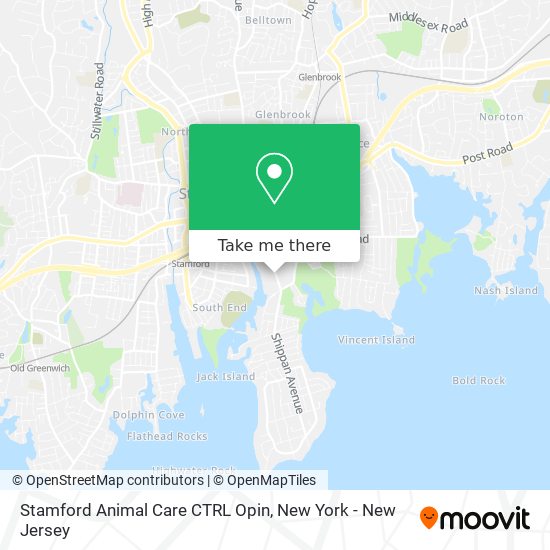 Mapa de Stamford Animal Care CTRL Opin