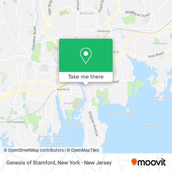 Mapa de Genesis of Stamford