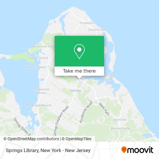 Mapa de Springs Library