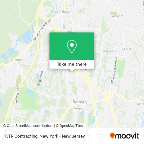 KTR Contracting map